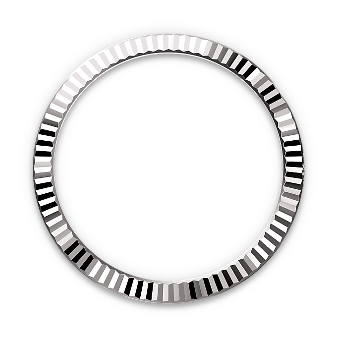 Gekartelde bezel