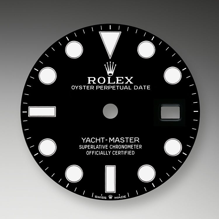 Zwarte wijzerplaat Rolex