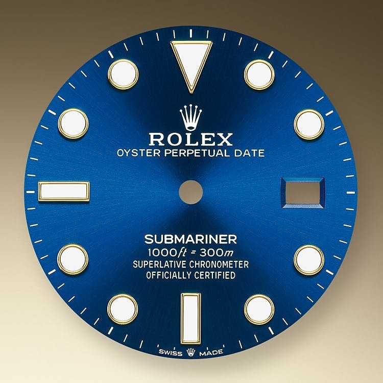 Koningsblauwe wijzerplaat Rolex